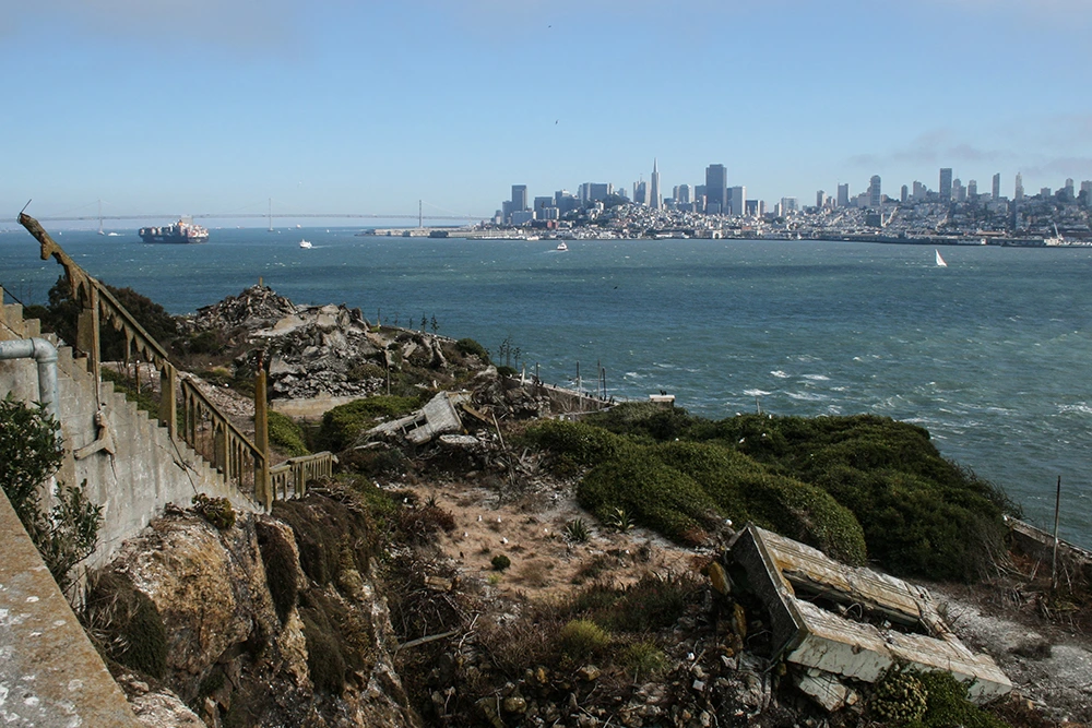 Alcatraz Prison San Francisco Bay copyright 2024 sublunar