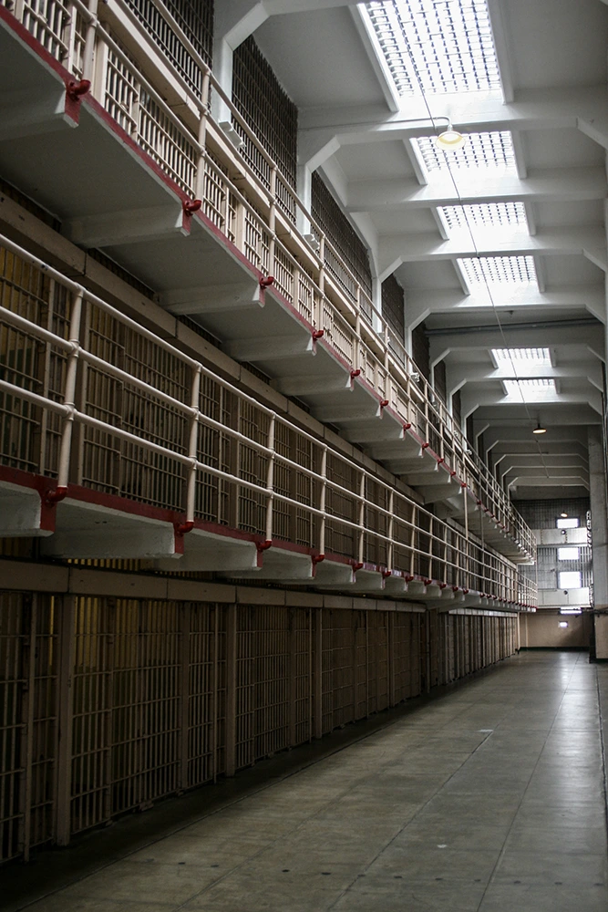 Alcatraz Prison C-D Street copyright 2024 sublunar