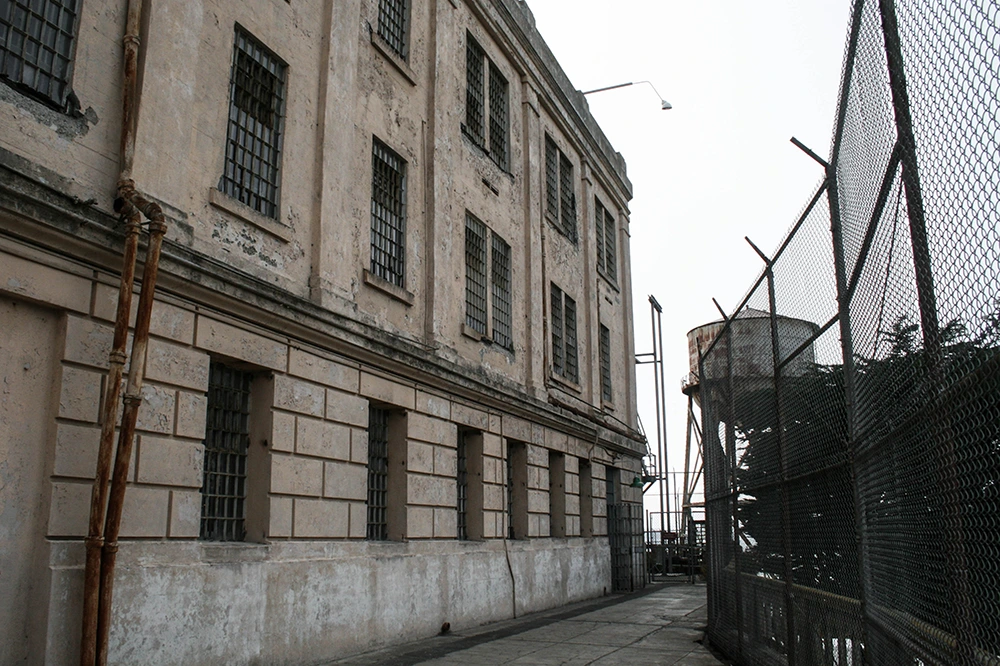 Alcatraz Prison Exterior Fence copyright 2024 sublunar