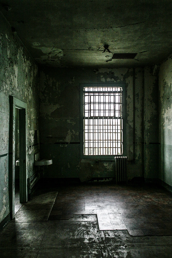 Alcatraz Prison Hospital Room copyright 2024 sublunar