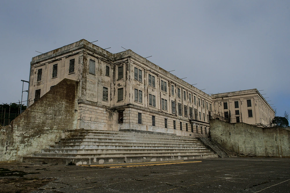 Alcatraz Prison Recreation Yard copyright 2024 sublunar