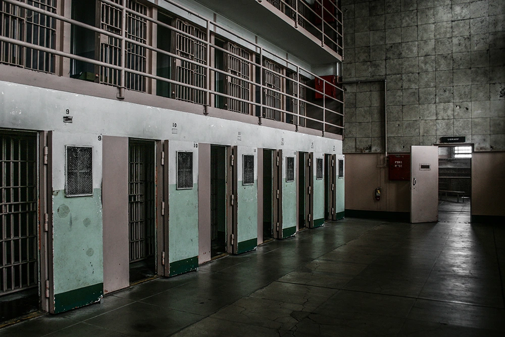 Alcatraz Prison Solitary Cells copyright 2024 sublunar