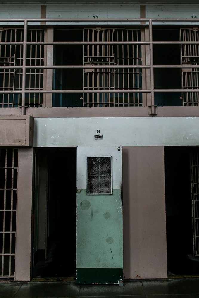 Alcatraz Prison Solitary Doors copyright 2024 sublunar