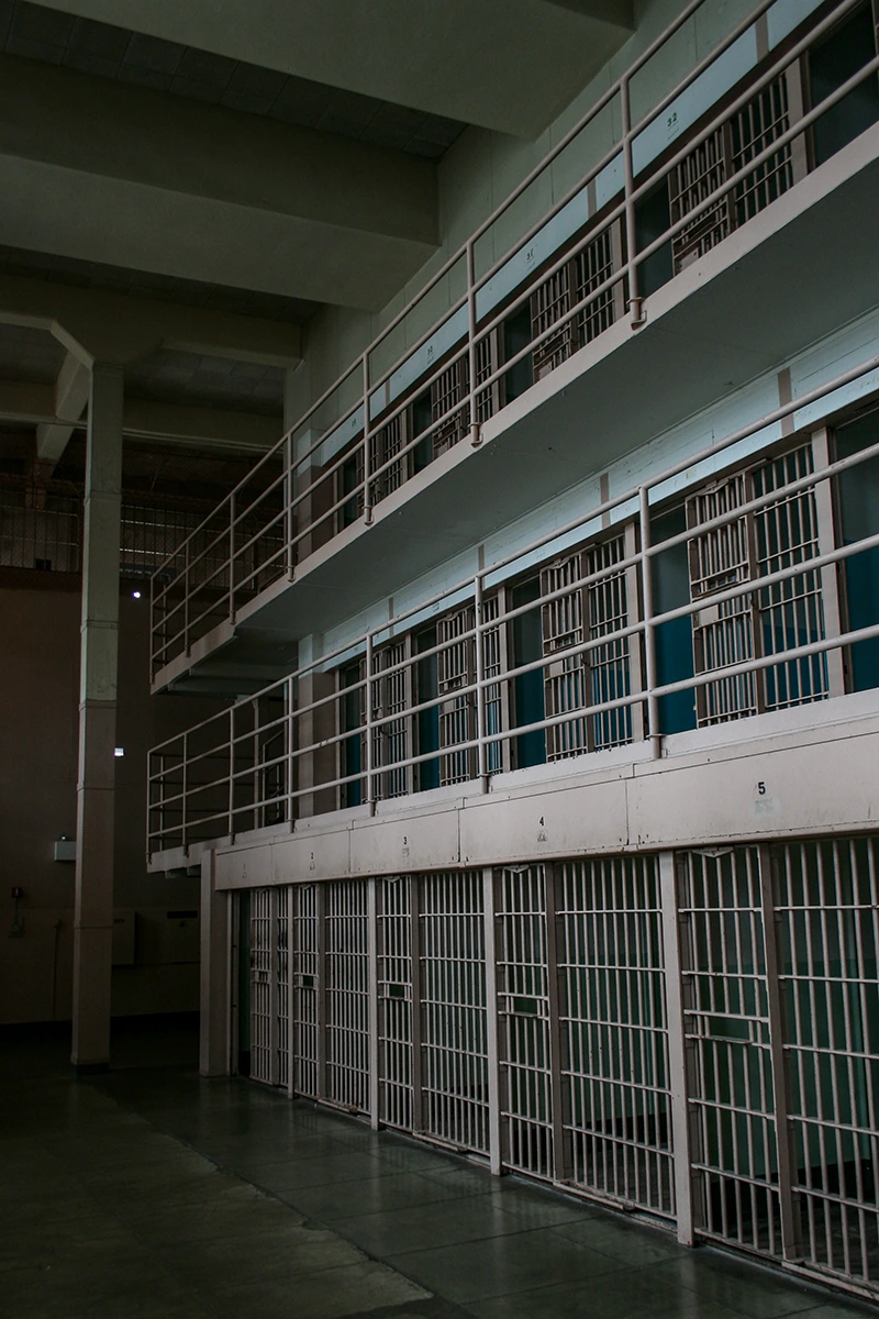 Alcatraz Prison Solitary Block Segregation Cells copyright 2024 sublunar